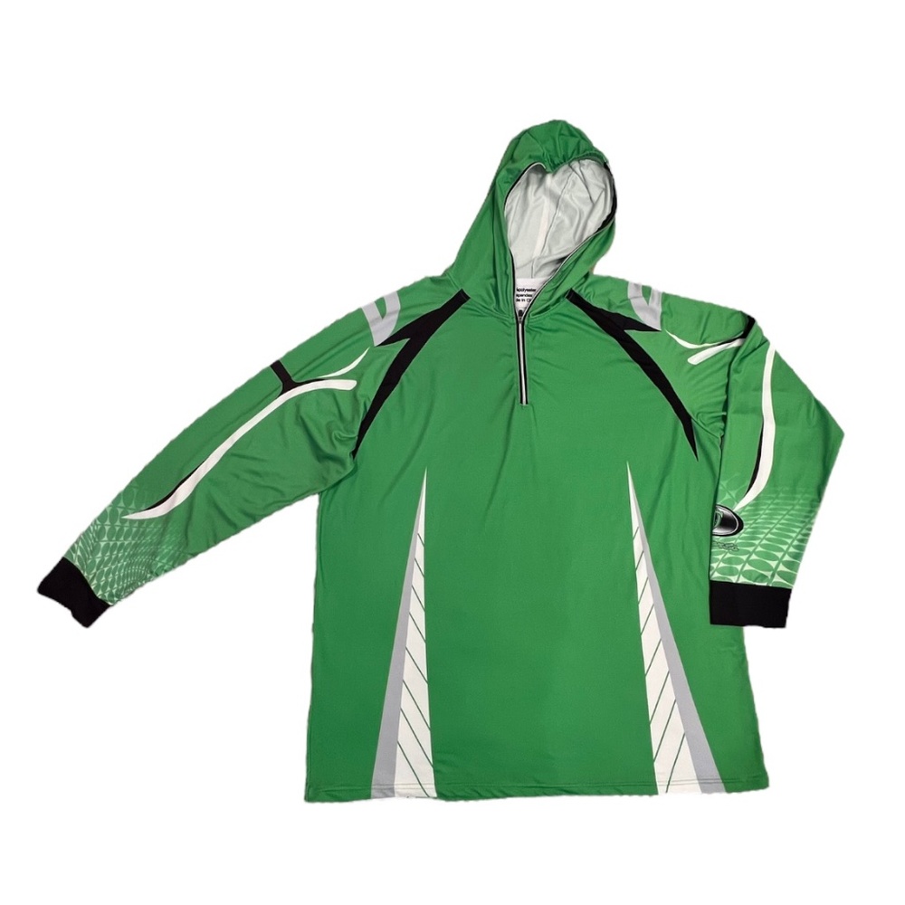 Hooded Lightweight Windbreaker 2XL Zippered